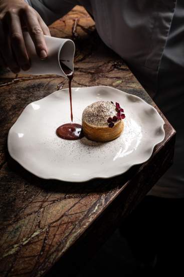 Plat du restaurant La Maison des Cimes