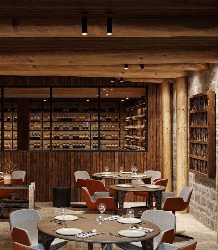 Salle de restaurant La Table des Cimes